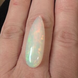 Long Opal Teardrop Cabochon